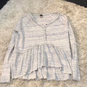 Free People long sleeve shirt